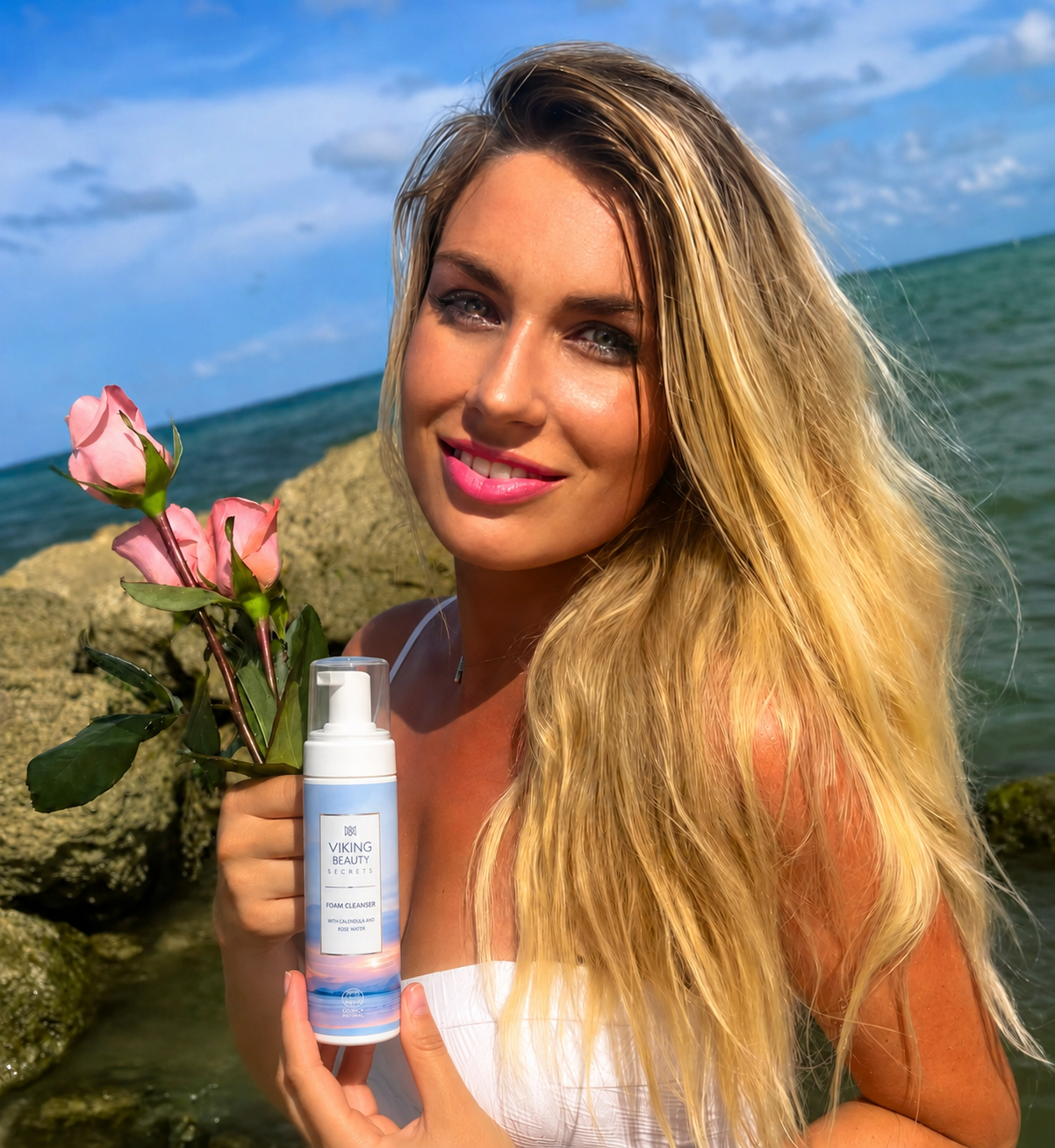 Foam Cleanser with Calendula and Rose Water