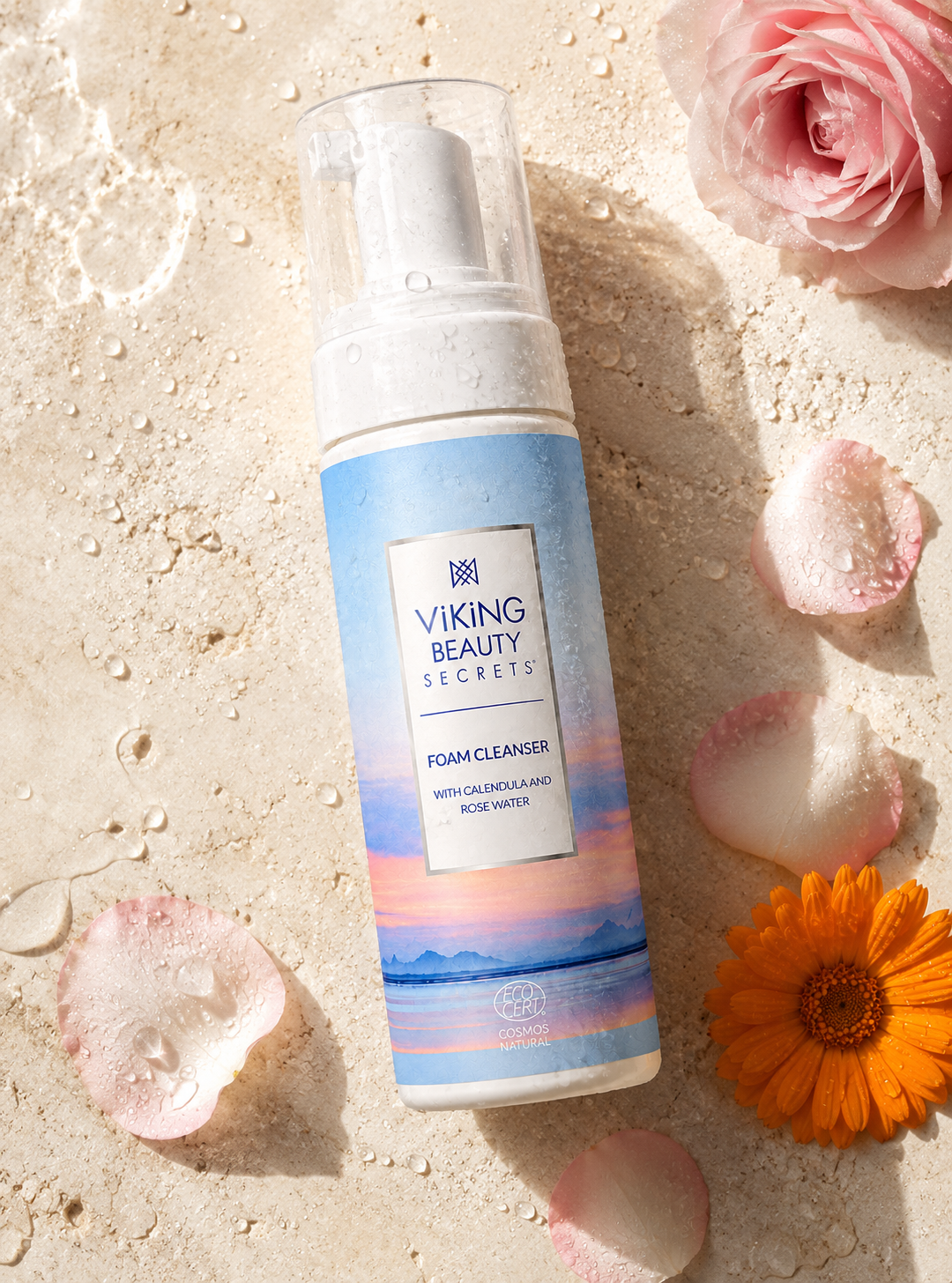 Foam Cleanser with Calendula and Rose Water