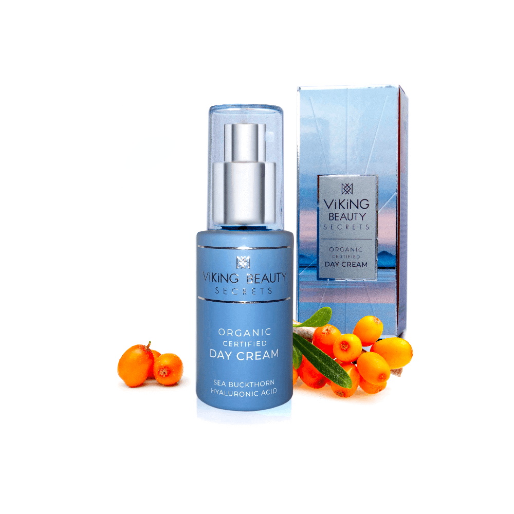 Certified Organic Day Cream with Sea Buckthorn & Hyaluronic Acid